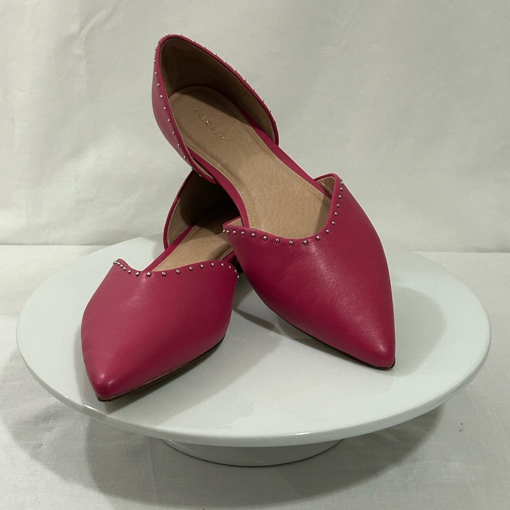 Halogen - Fuchsia Studded Flats